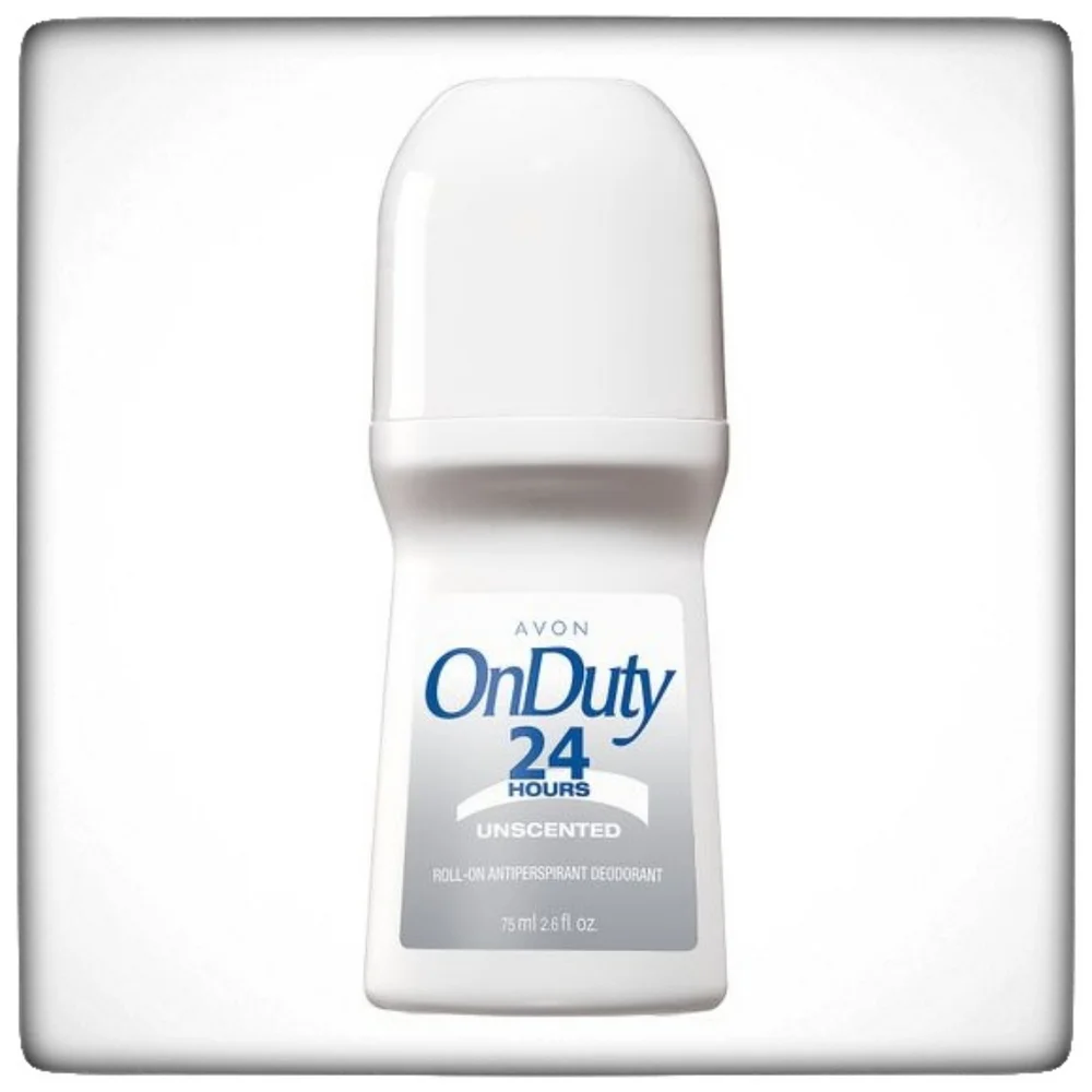 Avon On Duty Unscented Roll-On Antiperspirant Deodorant